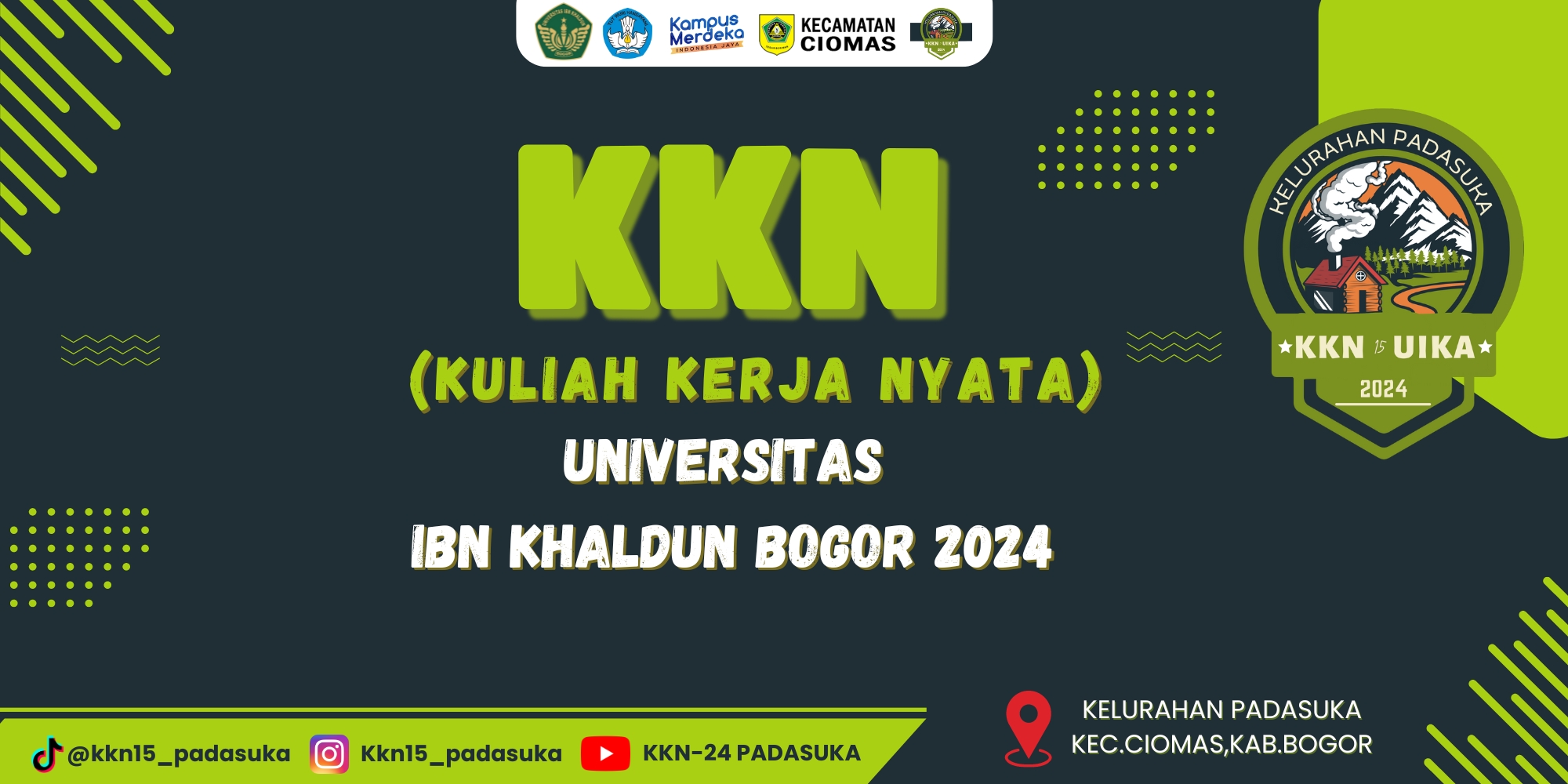 Banner Plang Posko KKN Desa